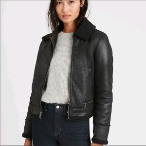 Banana Republic Vegan Shearling Jacket